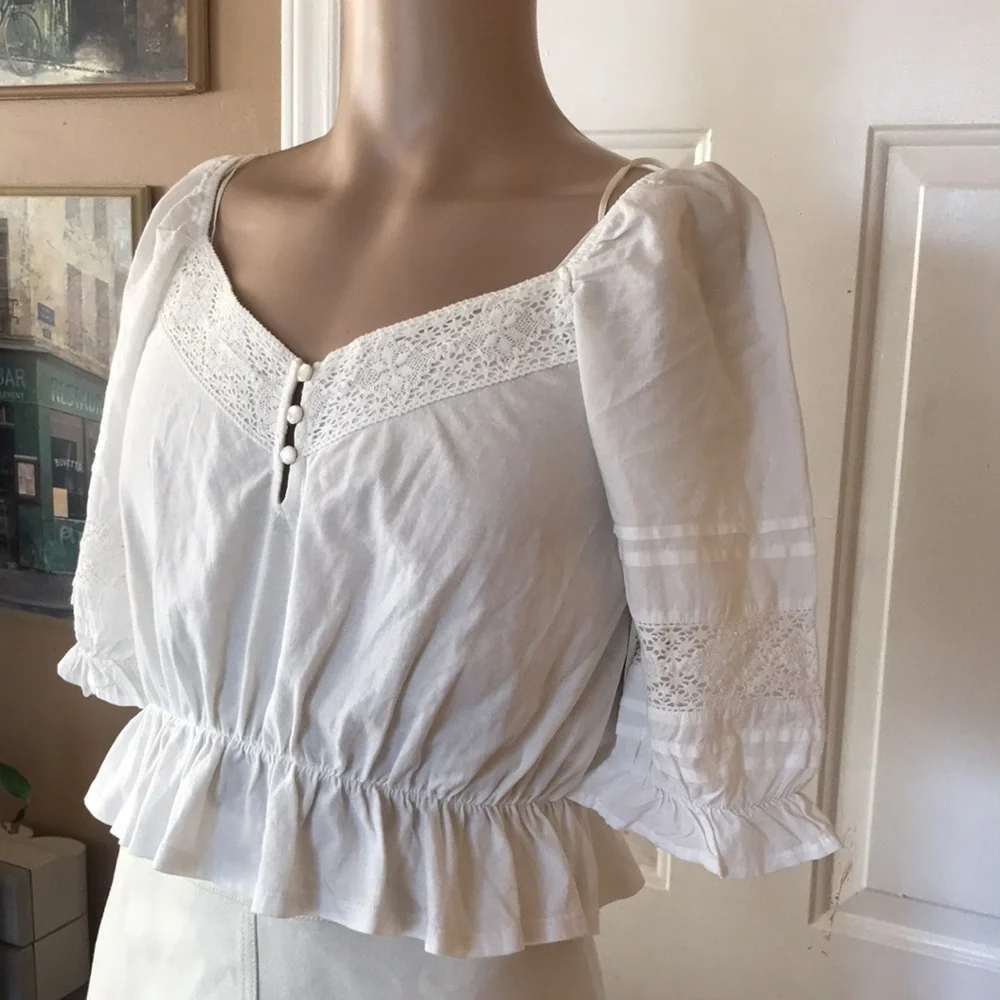 NWT Nordstroms cotton cropped top